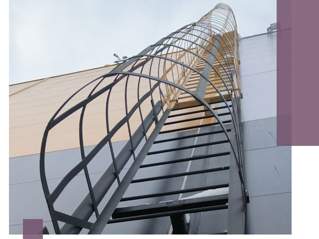 Изготовление и монтаж пожарных лестниц в Мысках профессионально