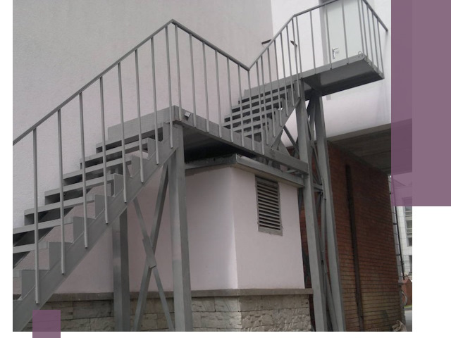 Монтаж пожарных лестниц под ключ в Мысках с гарантией качества