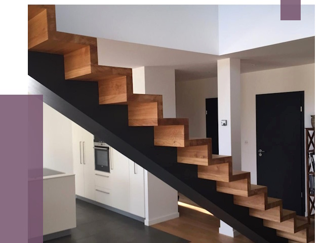 Изготовление деревянных лестниц в Мысках от 86216 руб. | ПРОЛЁТ-Мси