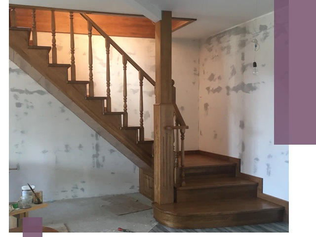 Ремонт деревянных лестниц в Мысках: быстро и качественно