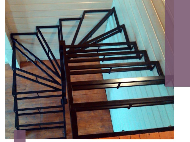 Изготовление металлических лестниц любой сложности в Мысках