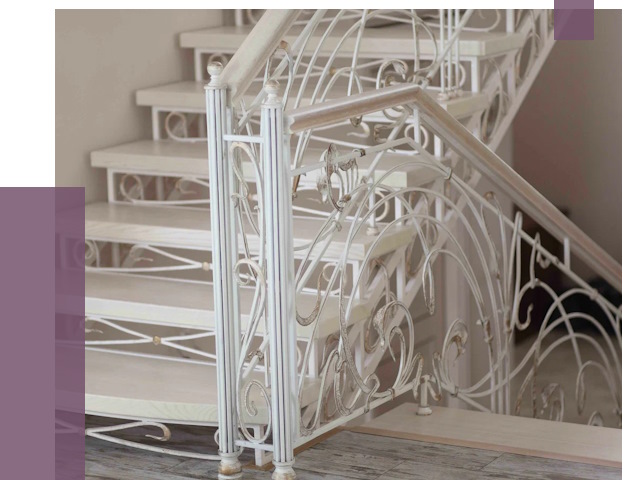 Изготовление кованых лестниц на заказ в Мысках от 86216 руб. | ПРОЛЁТ-Мси
