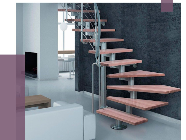 Модульные лестницы в Мысках от 16736 руб. — купить в ПРОЛЁТ-Мси