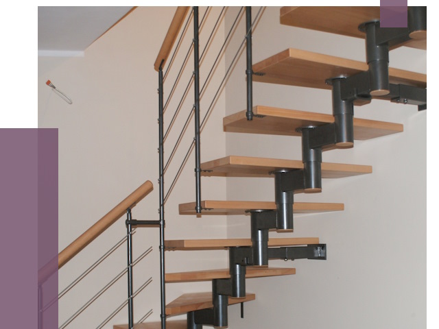 Изготовление модульных лестниц в Мысках от 11411 руб. 