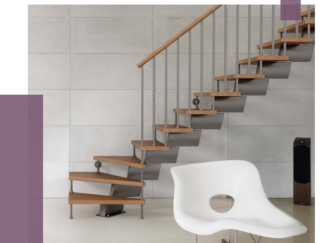 Монтаж модульных лестниц в Мысках от 6289 руб. 