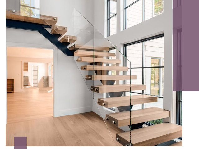 Монтаж модульных лестниц в Мысках: срок, качество, гарантия