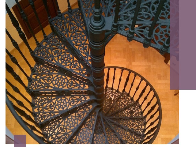 Винтовые лестницы под ключ в Мысках: производство и монтаж