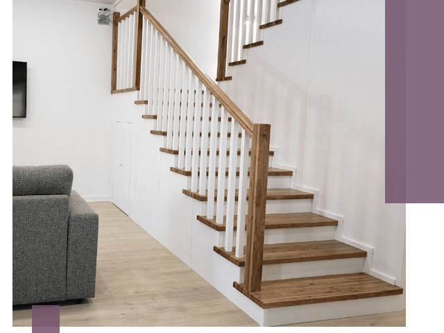 Изготовление маршевых лестниц под ключ в Мысках