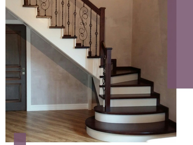 Изготовление Г-образных лестниц под ключ в Мысках