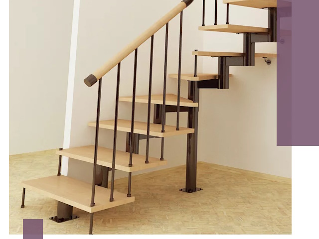 Монтаж лестниц на больцах в Мысках — быстро и надежно