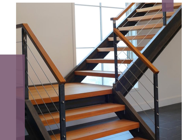 Изготовление лестниц на металлокаркасе в Мысках от 18765 руб. | ПРОЛЁТ-Мси