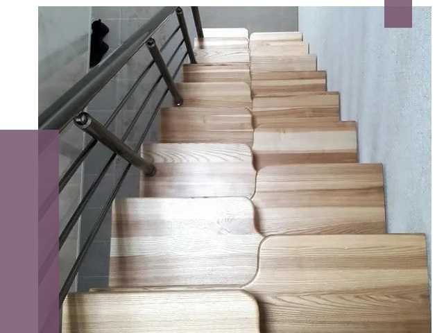 Лестницы гусиный шаг в Мысках от 12932 руб. под ключ | ПРОЛЁТ-Мси