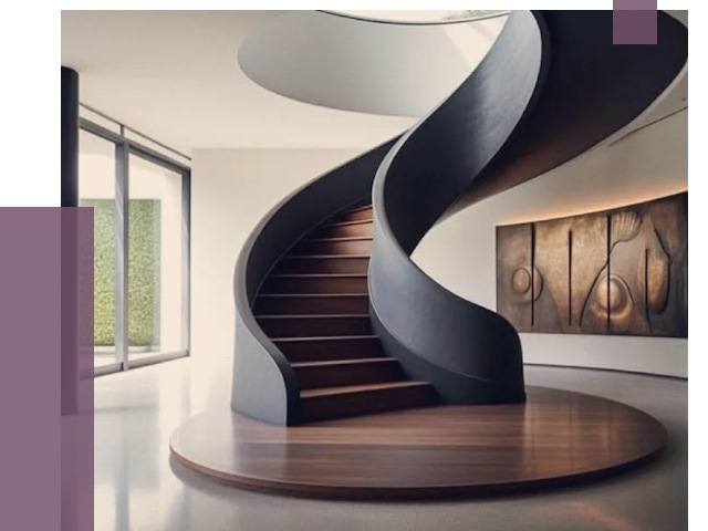 Элитные лестницы под заказ в Мысках от 187646 руб. — ПРОЛЁТ-Мси