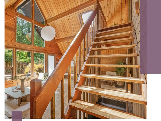 Лестницы для дачи под ключ в Мысках — изготовление и монтаж