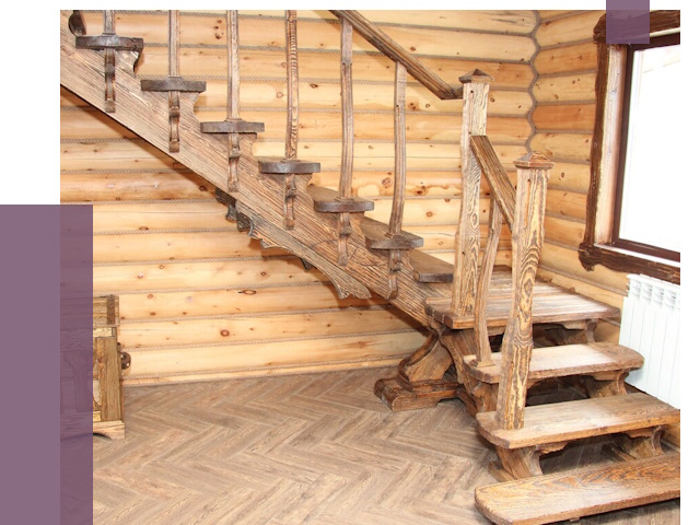 Лестницы в баню в Мысках от 18967 руб. — изготовление | ПРОЛЁТ-Мси