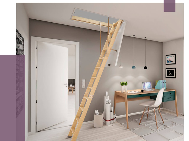 Чердачные лестницы в Мысках — от 14454 руб. | ПРОЛЁТ-Мси