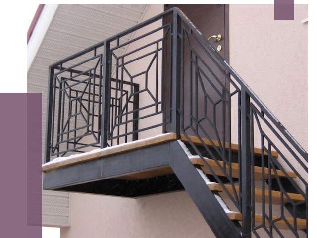 Металлические перила в Мысках от 4260 руб.  | ПРОЛЁТ-Мси