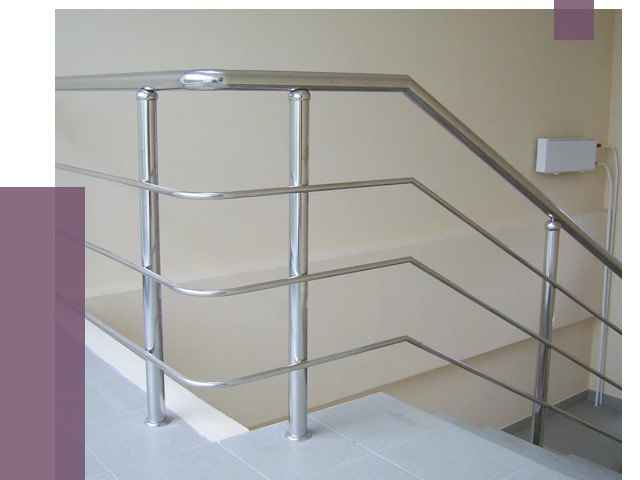 Алюминиевые перила в Мысках от 6289 руб. под ключ | ПРОЛЁТ-Мси