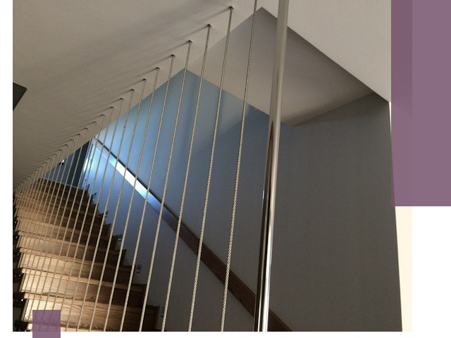 Тросовые перила под ключ в Мысках — производство и монтаж