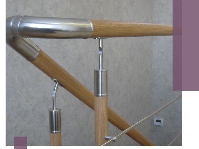 Комбинированные перила на заказ в Мысках — монтаж и производство