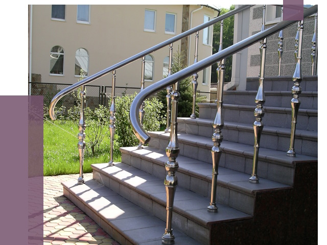 Перила для крыльца в Мысках от 10650 руб. — монтаж ПРОЛЁТ-Мси