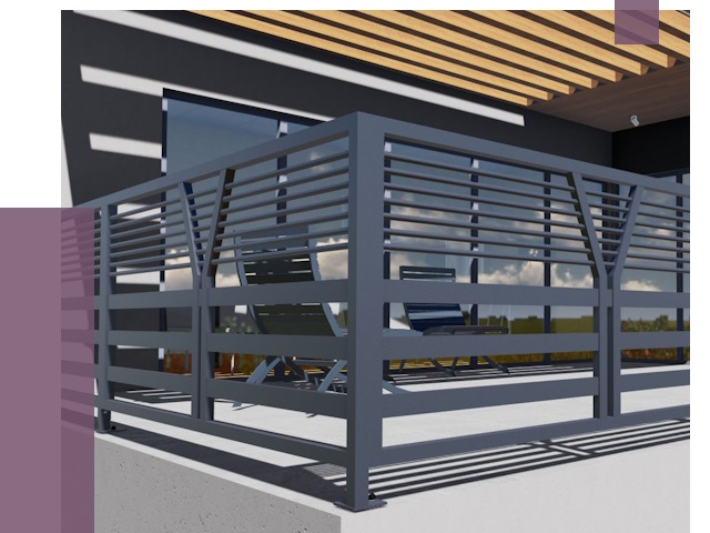 Изготовление балконных ограждений в Мысках от 10650 руб. | ПРОЛЁТ-Мси