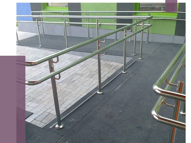 Ограждения пандусов в Мысках от 4311 руб. монтаж | ПРОЛЁТ-Мси