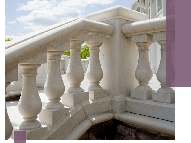 Балюстрады из металла и камня под ключ в Мысках