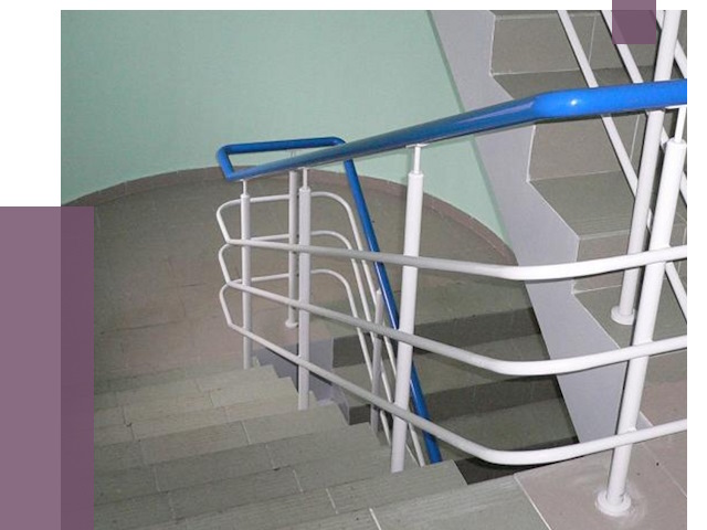 Перила в подъезде в Мысках — установка и замена от 7354 руб. | ПРОЛЁТ-Мси