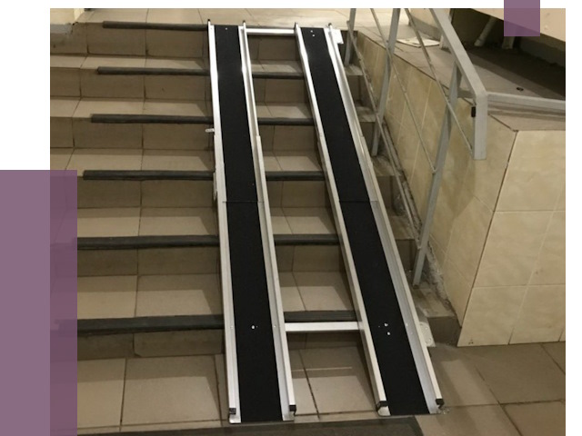 Установка пандуса в подъезд в Мысках от 7912 руб. под ключ | ПРОЛЁТ-Мси