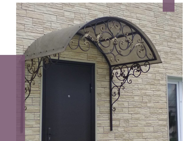 Ремонт козырьков в Мысках от 7354 руб. | ПРОЛЁТ-Мси