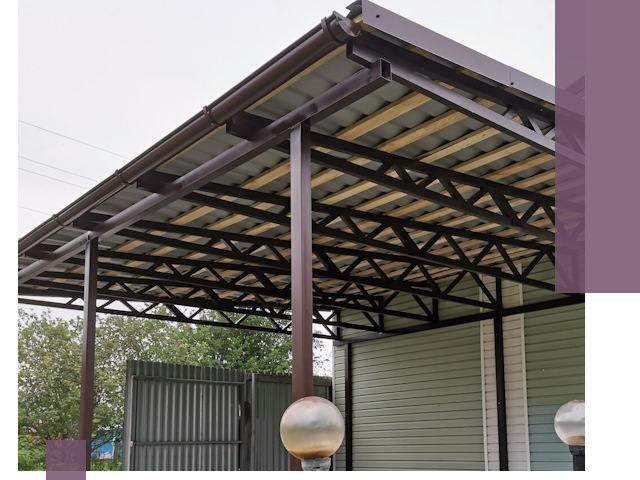 Навесы под ключ в Мысках: изготовление, монтаж и гарантия