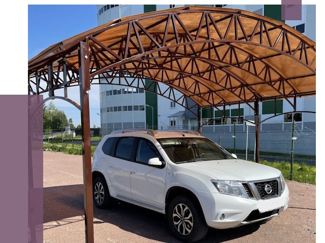 Недорогие навесы в Мысках от 42601 руб. | ПРОЛЁТ-Мси