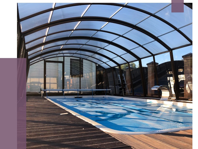 Навесы для бассейна в Мысках от 16635 руб. под ключ | ПРОЛЁТ-Мси