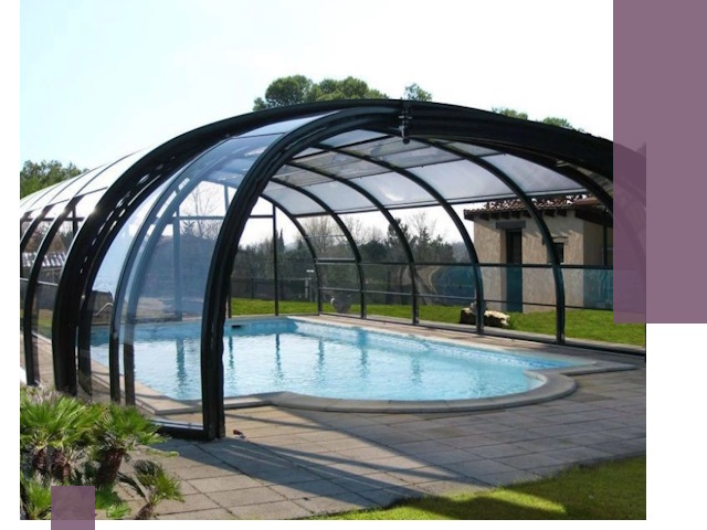 Навесы для бассейна в Мысках: изготовление и монтаж под ключ