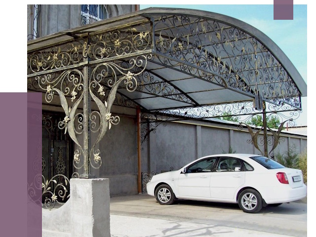 Кованые навесы в Мысках от 14454 руб. | ПРОЛЁТ-Мси