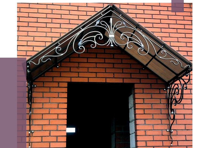 Металлические козырьки в Мысках от 10599 руб. 