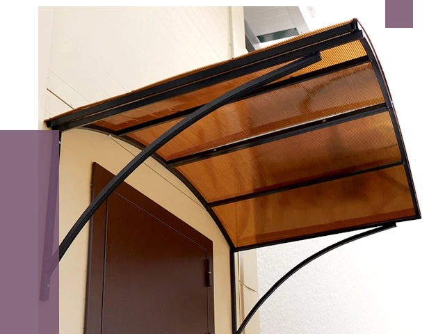 Недорогие козырьки в Мысках от 7526 руб.  | ПРОЛЁТ-Мси