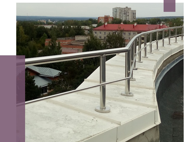 Парапеты и ограждения кровли в Мысках от 4919 руб. 