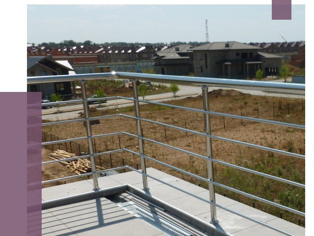 Парапеты из нержавеющей стали в Мысках от 7912 руб. за м² | ПРОЛЁТ-Мси