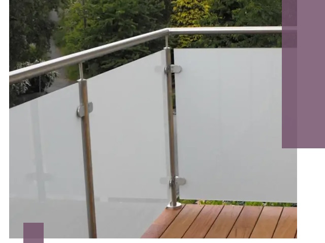 Алюминиевые парапеты для балконов и террас в Мысках