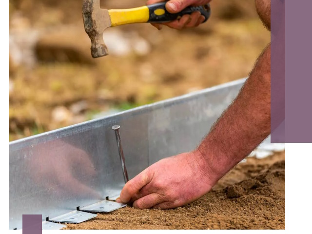 Монтаж металлических бордюров в Мысках быстро и качественно