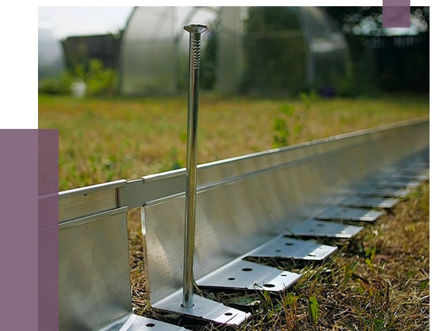 Металлические бордюры для газона в Мысках от 4260 руб. | ПРОЛЁТ-Мси