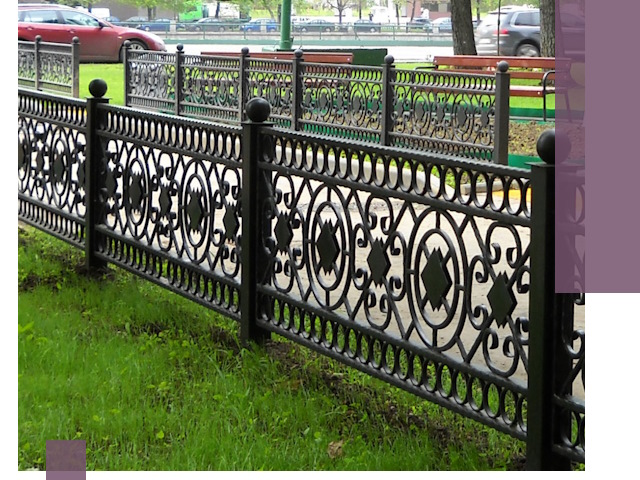 Секционные газонные ограждения под ключ в Мысках