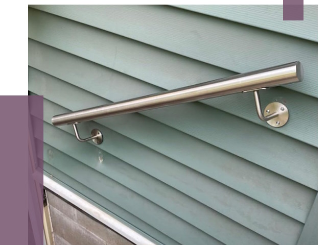 Поручни из нержавеющей стали в Мысках от 7607 руб.  | ПРОЛЁТ-Мси